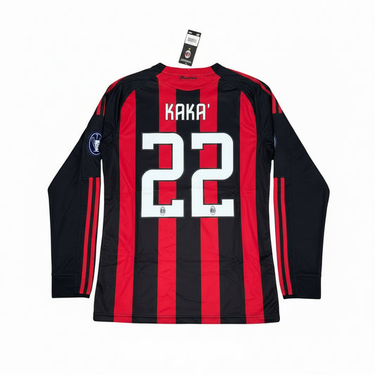 06-07 AC Milan Kaka Long Sleeve Home Jersey