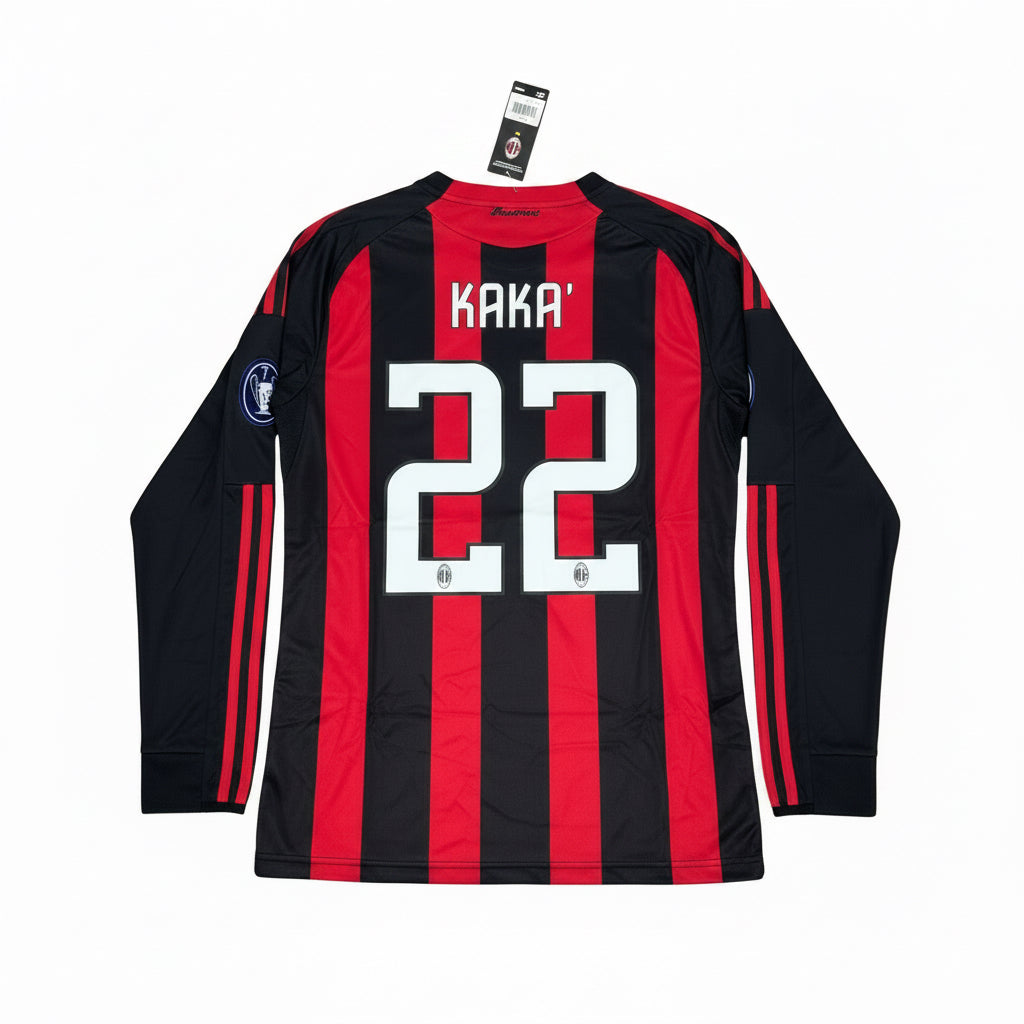 06-07 AC Milan Kaka Long Sleeve Home Jersey