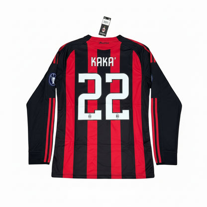 06-07 AC Milan Kaka Long Sleeve Home Jersey