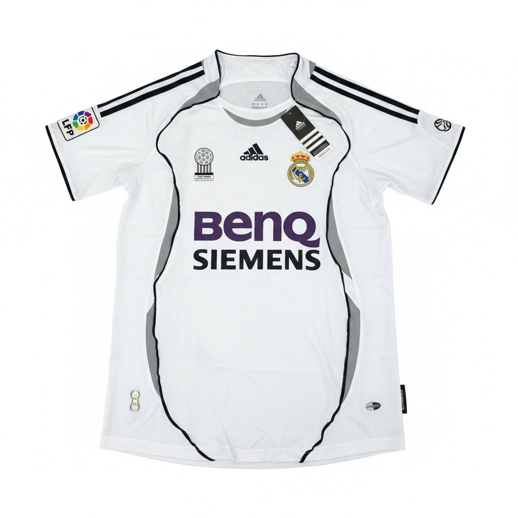 06-07 Beckham Real Madrid Home Jersey