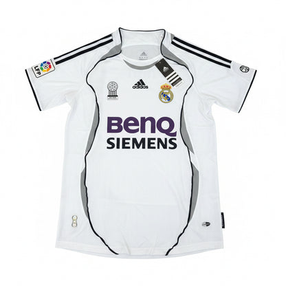 06-07 Beckham Real Madrid Home Jersey