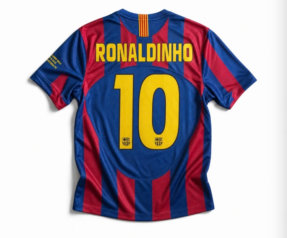 Ronaldinho 2006 Barcelona Home Jersey