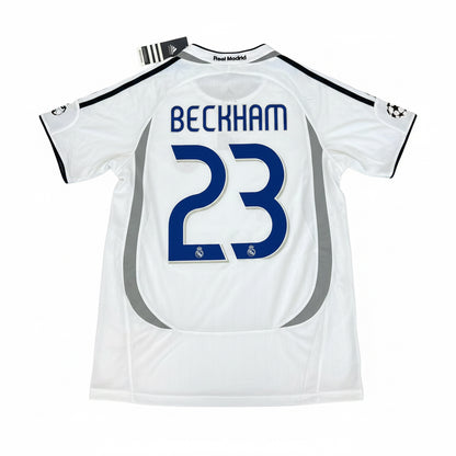 06-07 Beckham Real Madrid Home Jersey