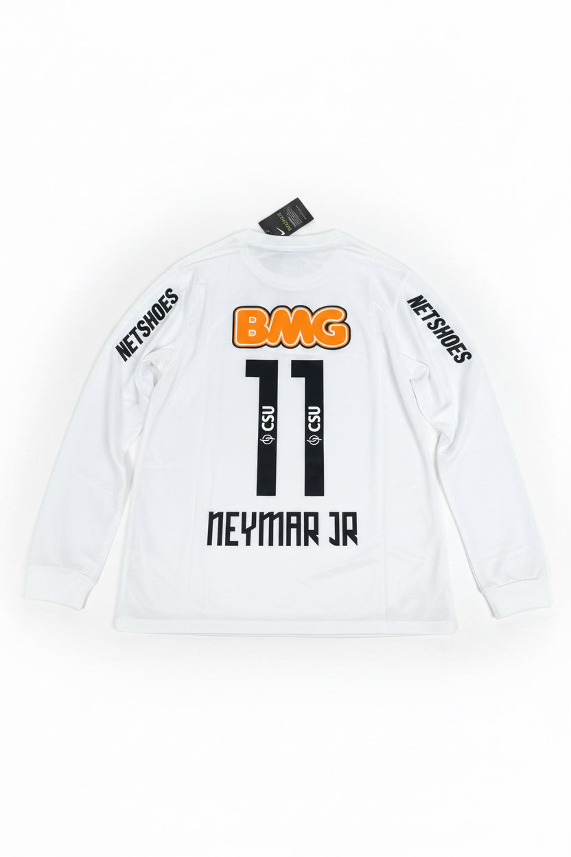 2011-2012 Santos Neymar JR Long Sleeve Home Jersey