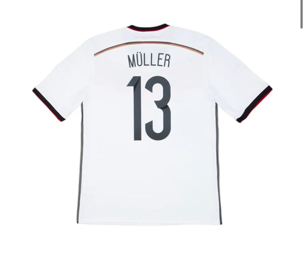 Müller 2014 Germany Home Jersey