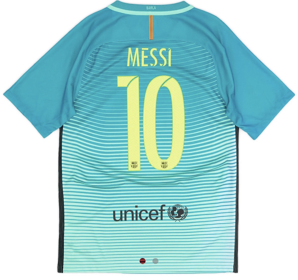 Messi 16-17 Barcelona third jersey