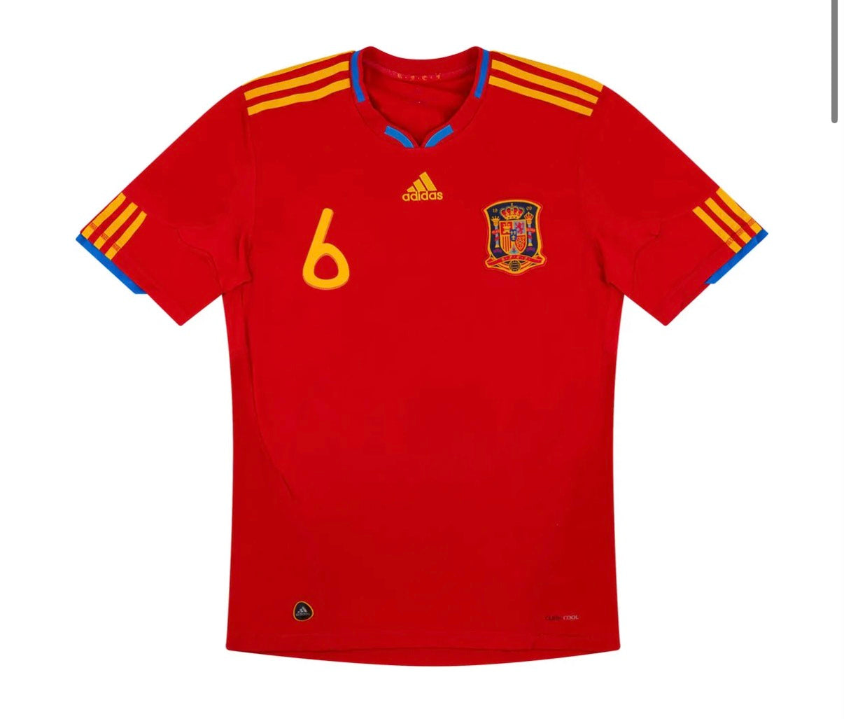 Iniesta 2010 Spain Home Jersey