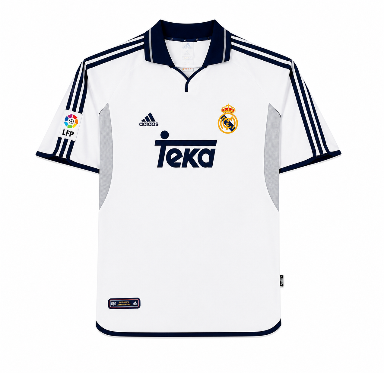 Roberto Carlos 2000-01 Real Madrid Home Jersey