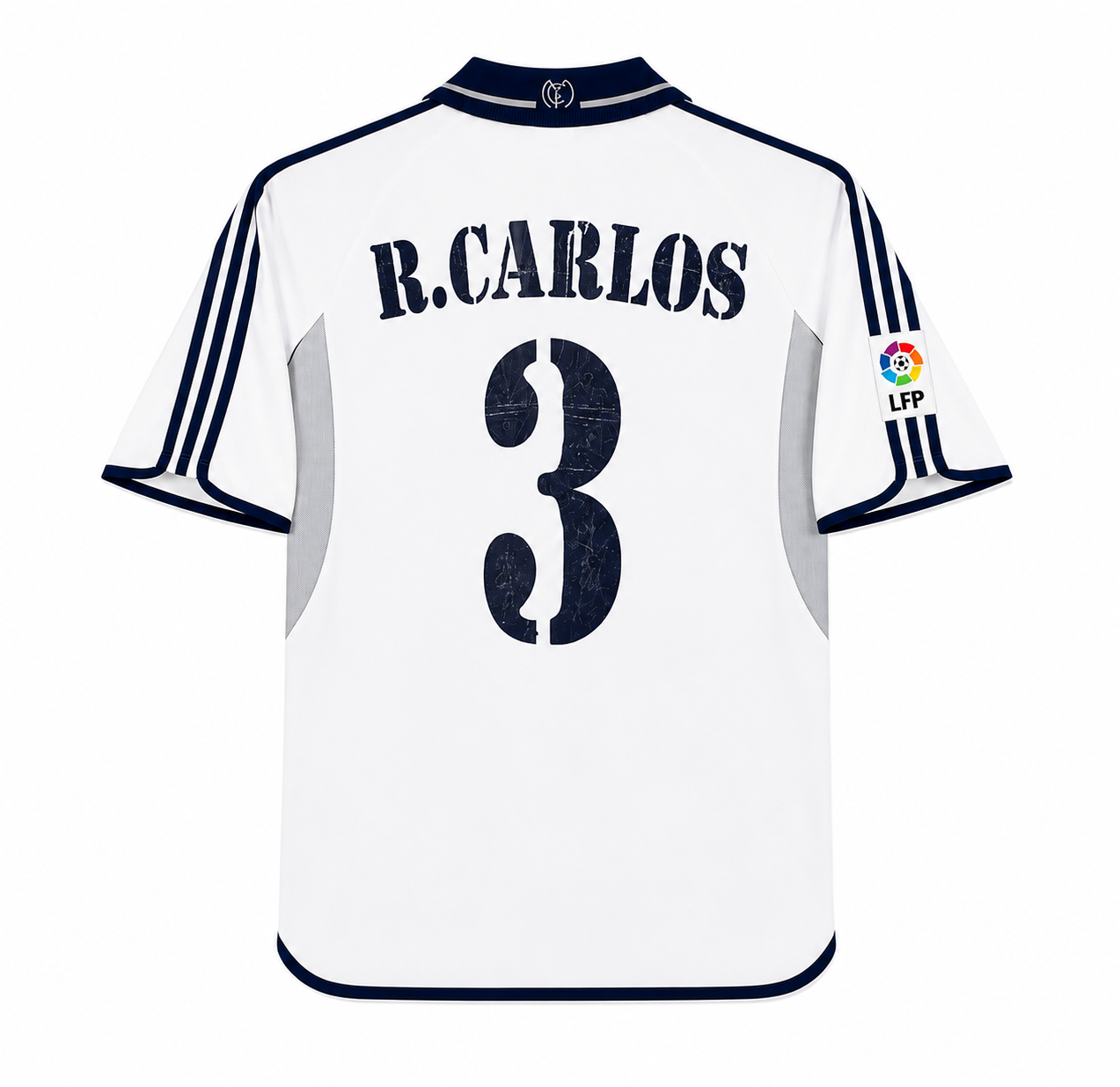 Roberto Carlos 2000-01 Real Madrid Home Jersey